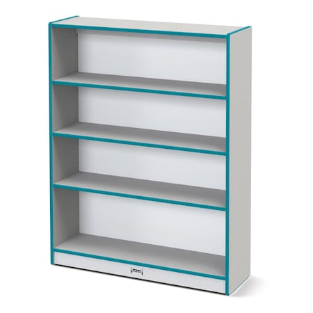 Jonti-Craft Rainbow Accents Standard Bookcase, Teal 0971JC005